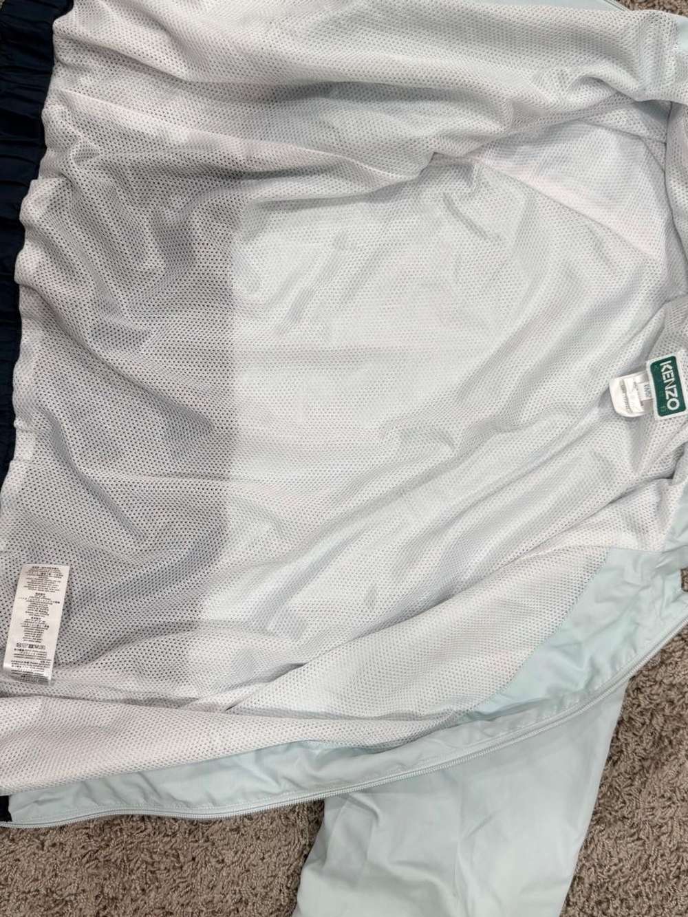 KENZO Kids' White Jacket with Orange Trim - Picture 5 of 5